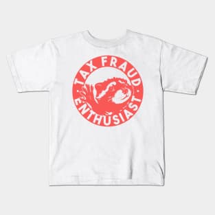 Tax Fraud Enthusiast - Pedro Raccoon Kids T-Shirt